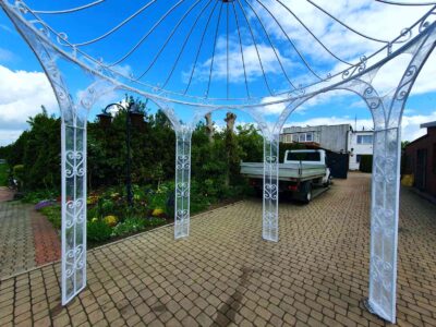 Altana ogrodowa kuta kowalstwo artystyczne