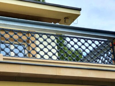 Balustrada kuta kowalstwo artystyczne