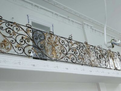 Balustrada kuta kowalstwo artystyczne