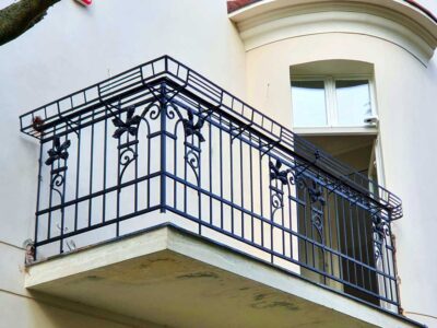 Balustrada kuta kowalstwo artystyczne