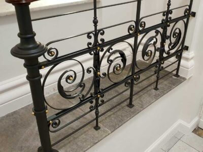Balustrada kuta kowalstwo artystyczne