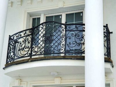 Balustrada kuta kowalstwo artystyczne