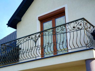 Balustrada kuta kowalstwo artystyczne