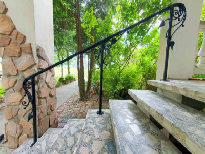 Poręcz secesja kuta